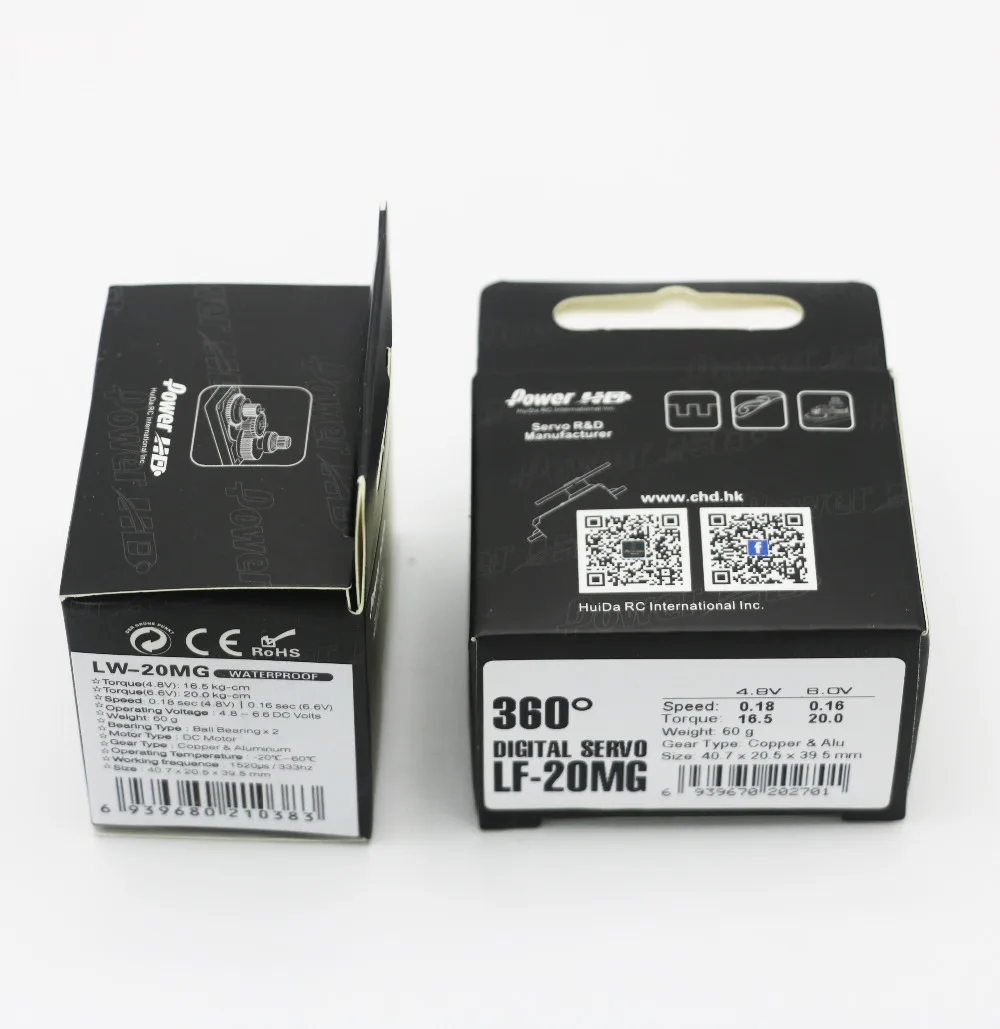 Power HD LW-20MG LF-20MG impermeable 20kg Digital Metal Gear Servo RC helicóptero barco