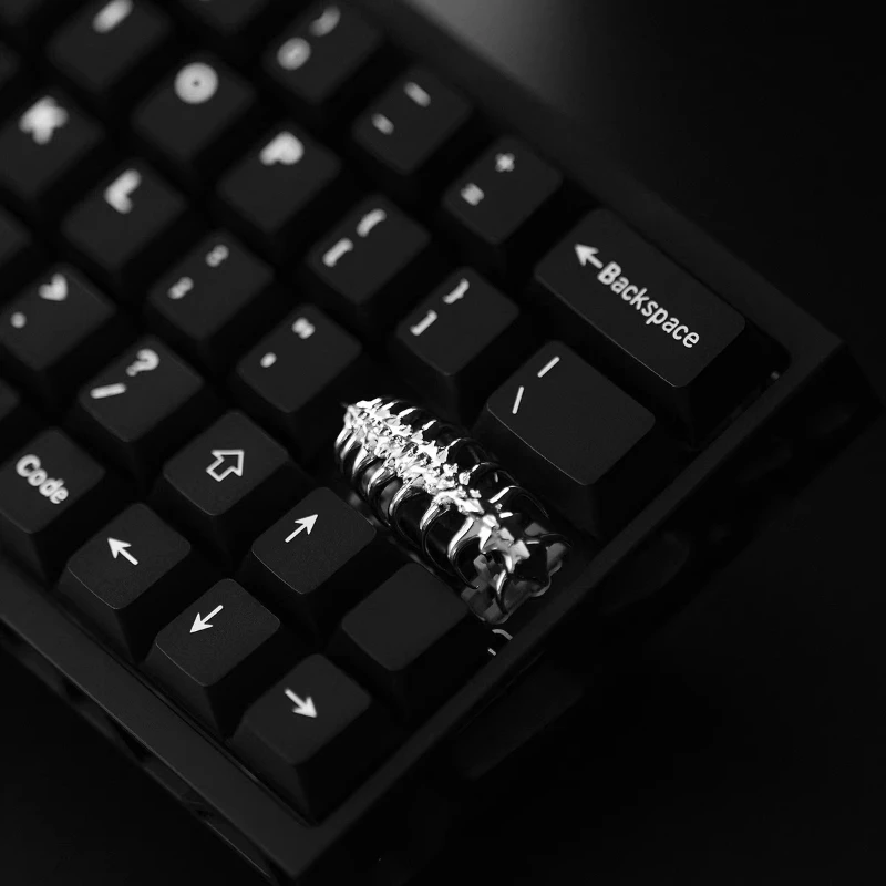 KBDfans Facehugger Keycap Custom Personalization Metal Alien 2.25U Enter Keycap Cute Cartoon Anime Point Keycaps for Gamers