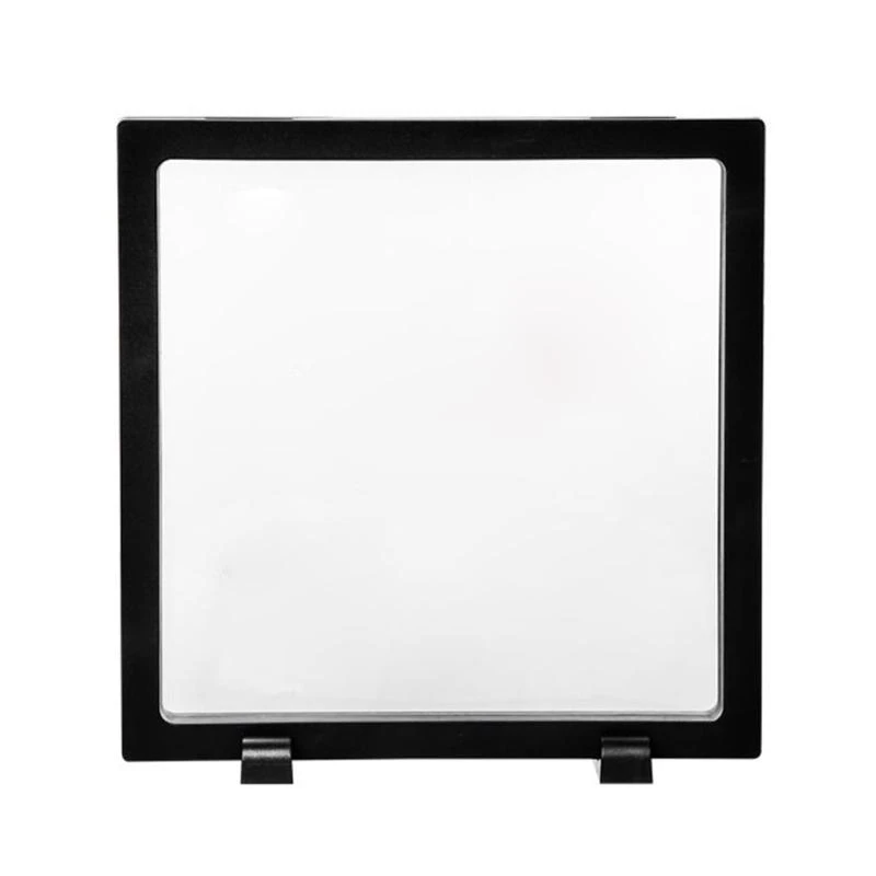 

Floating Frame Display Stand for Challenge Coins Aa Medals Chips Badges