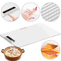 Electric Warming Tray with Adjustable Temperature Smart Warming Plate Silicone Fast Heating for Parties Family Gatherings