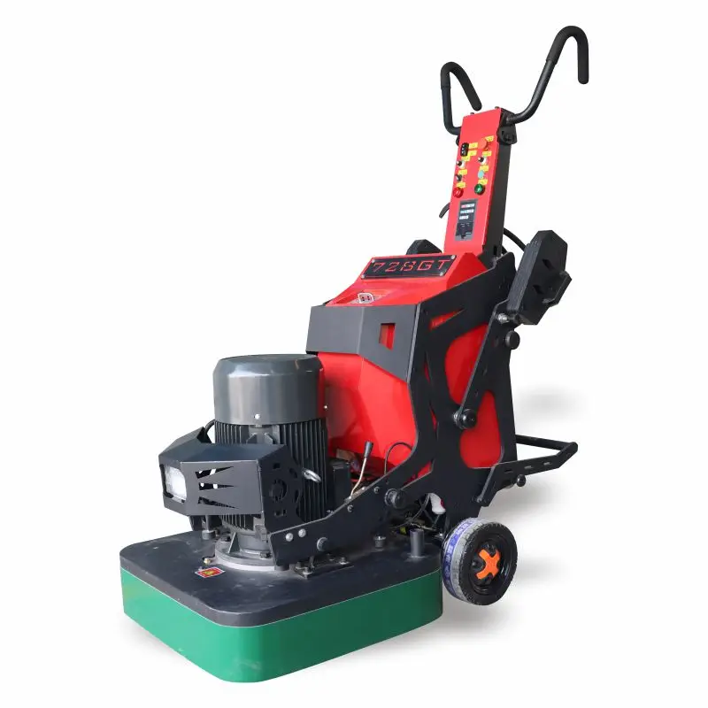 380v/15kw Concrete Floor Grinder With Vacuum Floor Polisher 728 Type Variable Frequency Concrete Floor Grinding Machine