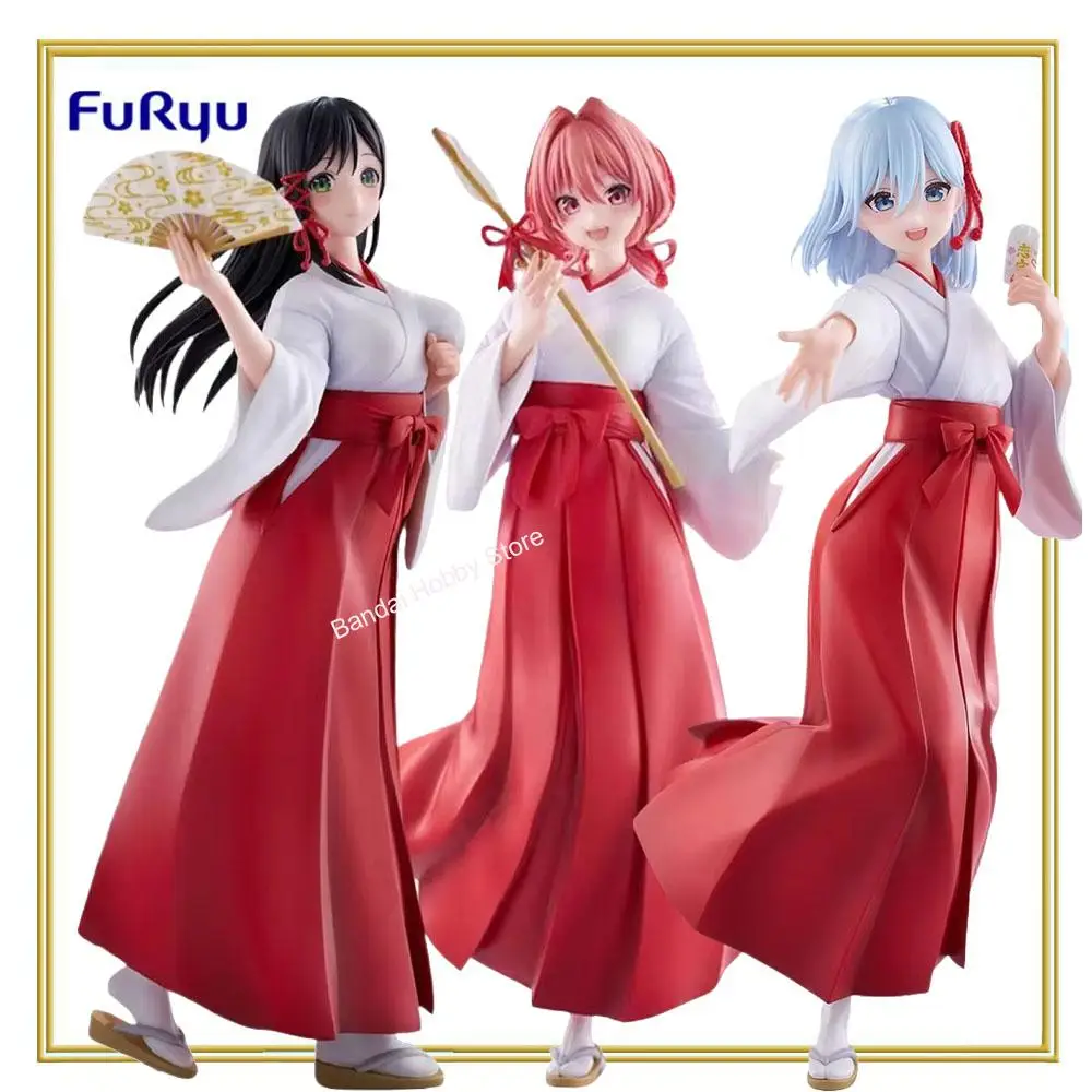 In Stock FuRyu Original Genuine Amagami-san Chi No Enmusubi Amagami Yae Yuna Asahi Trio-Try-iT Figure Anime Girl Model Toys Gift