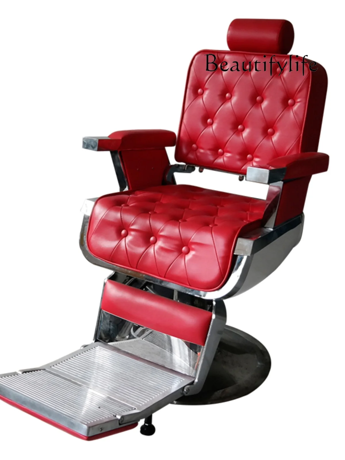 High-End Oil Head Chair Fashion Hairdressing  Can Be Swivel Chair  Lift Put down Hair Cutting Chair Barber