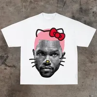 Funny Printed Vintage Tops Hip Hop Streetwear Oversized Short Sleeve T Shirts Clothing Summer Fashion T-Shirts Men Women