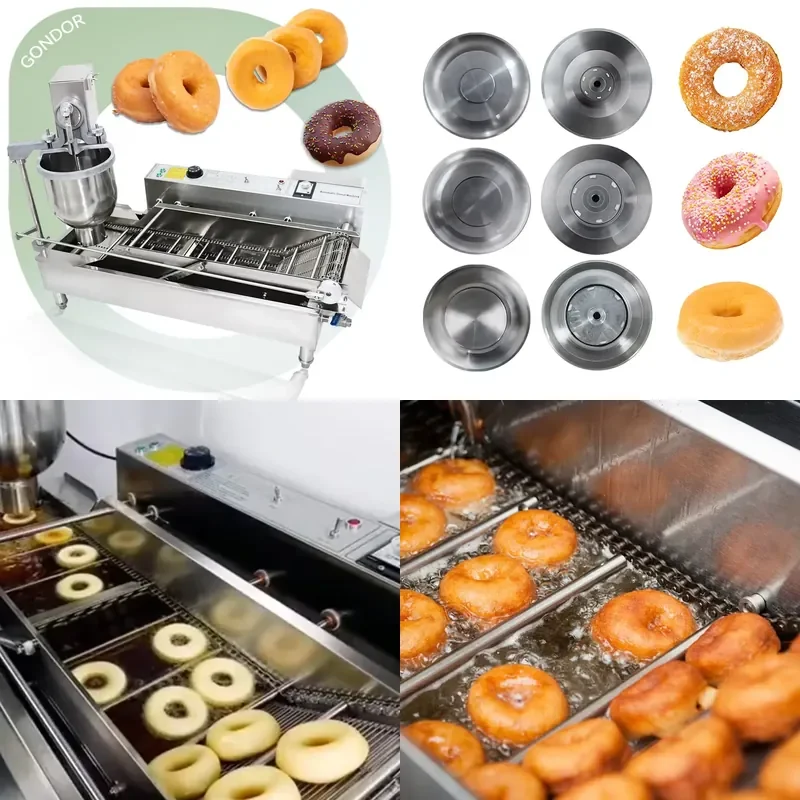 Автоматическая машина для приготовления пончиков YWM Certificate Ss1200 Manual Expert Breakwater Vend Mini Steel Glazer Jam Donut Form Machine