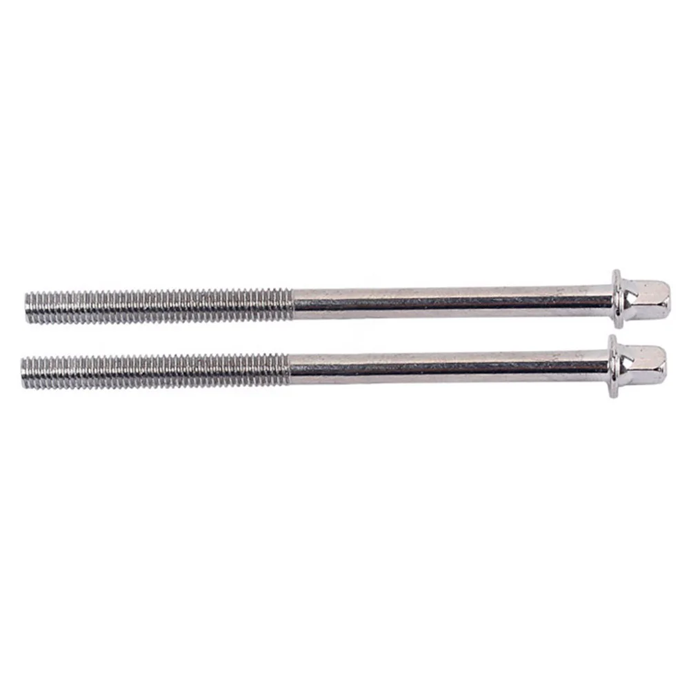 

2pcs Drum Rod Screws Plated Quality Fit Snare Tom Drums Parts Accessories Repair Musical Drum Screw Rod Instruments