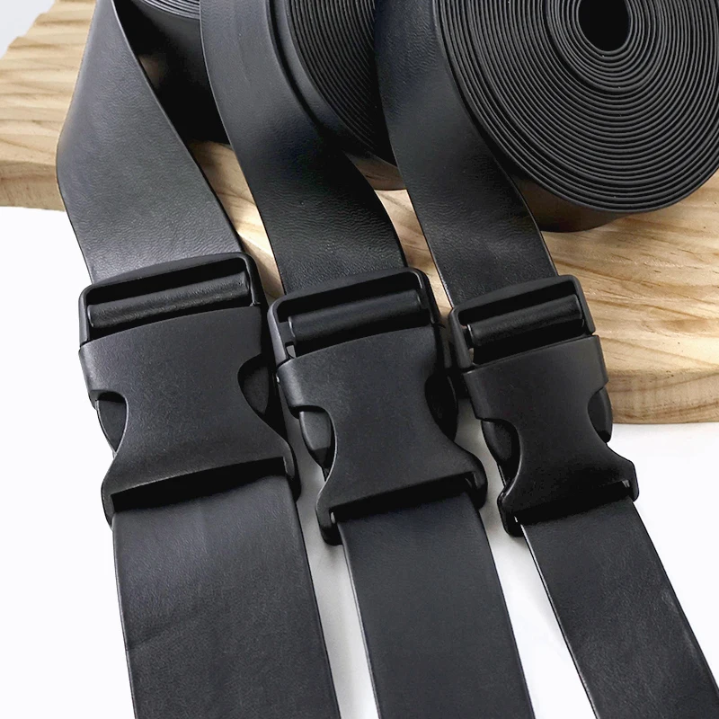 Meetee 10-50 مللي متر بولي Leather شريط من الجلد البلاستيك الإصدار مشبك 1-5 مجموعات الملابس الجلود حزام الإغلاق السنانير ظهره حزام أبازيم