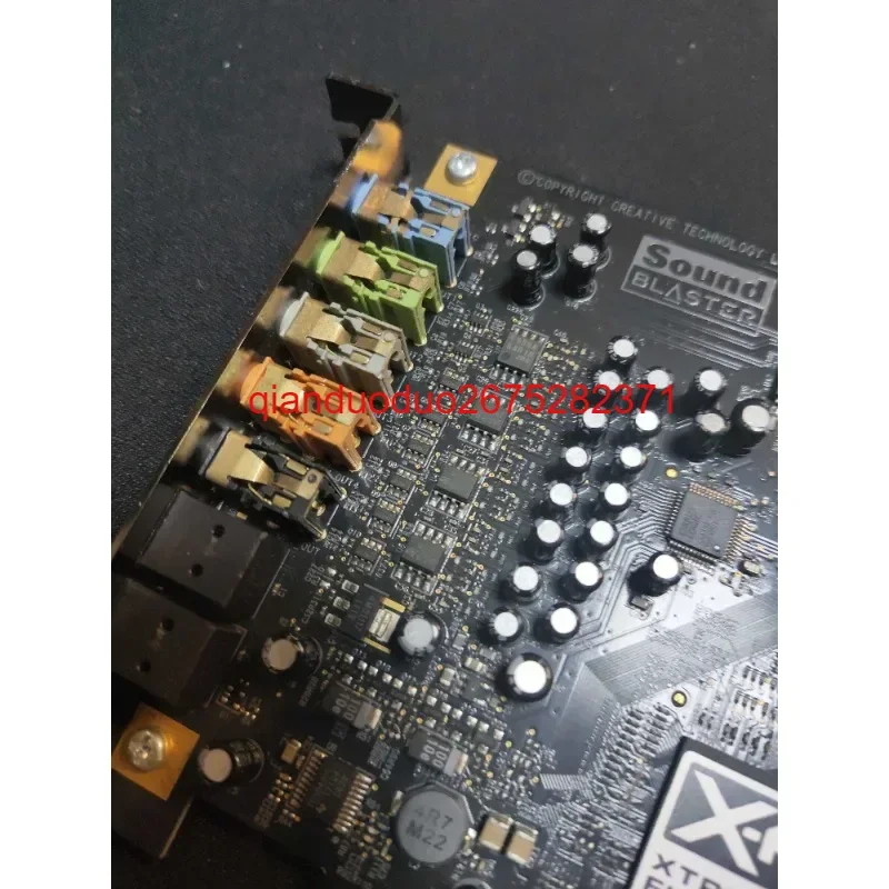 Slot 7.1 sound card SB0880 X-Fi fiber optic sound card with 16m sound memory to listen to music movie game