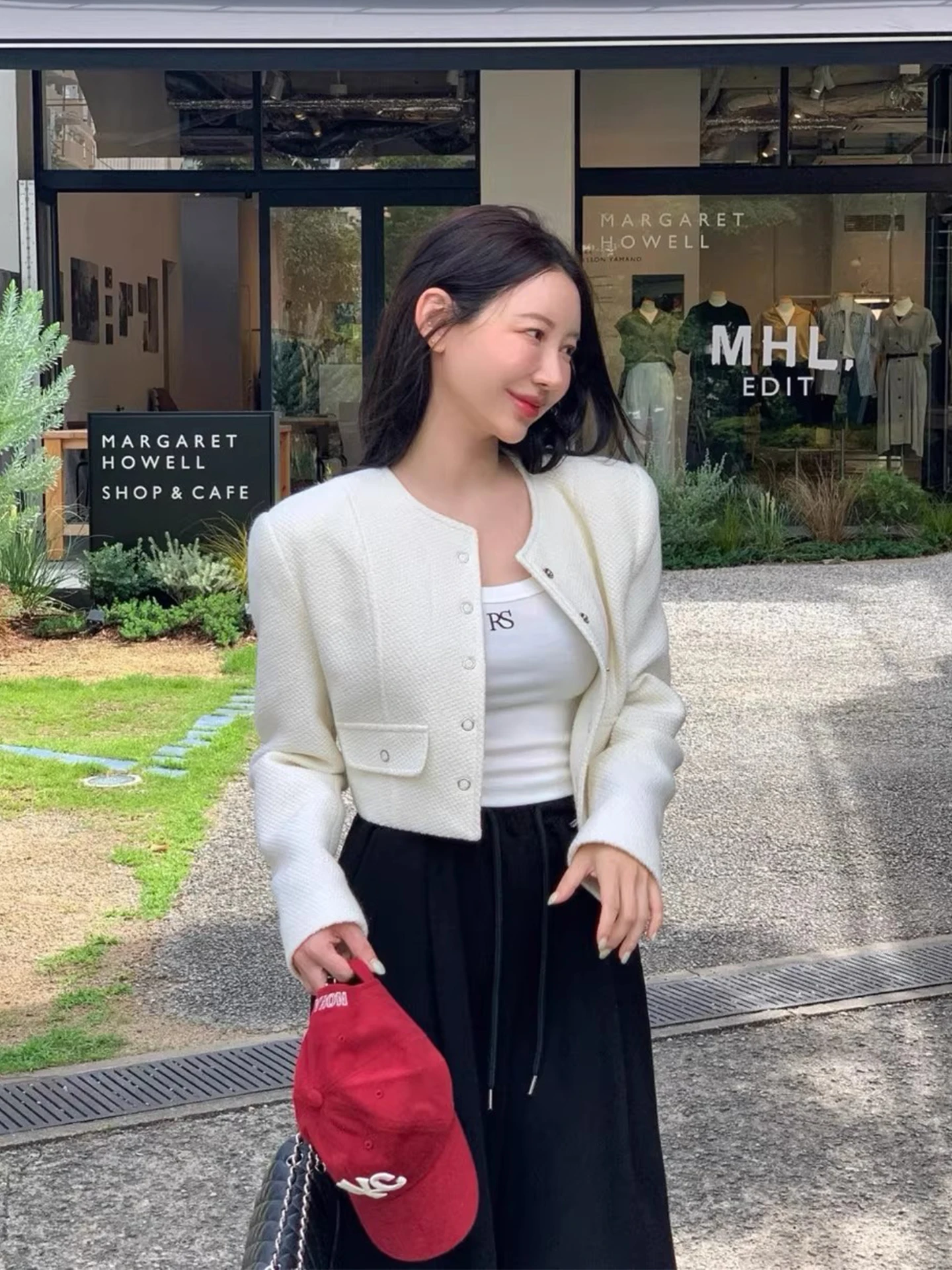 

Женское твидовое пальто свободного кроя с пуговицами, длинными рукавами и круглым вырезом, для повседневной носки, ранняя весна, модная верхняя одежда