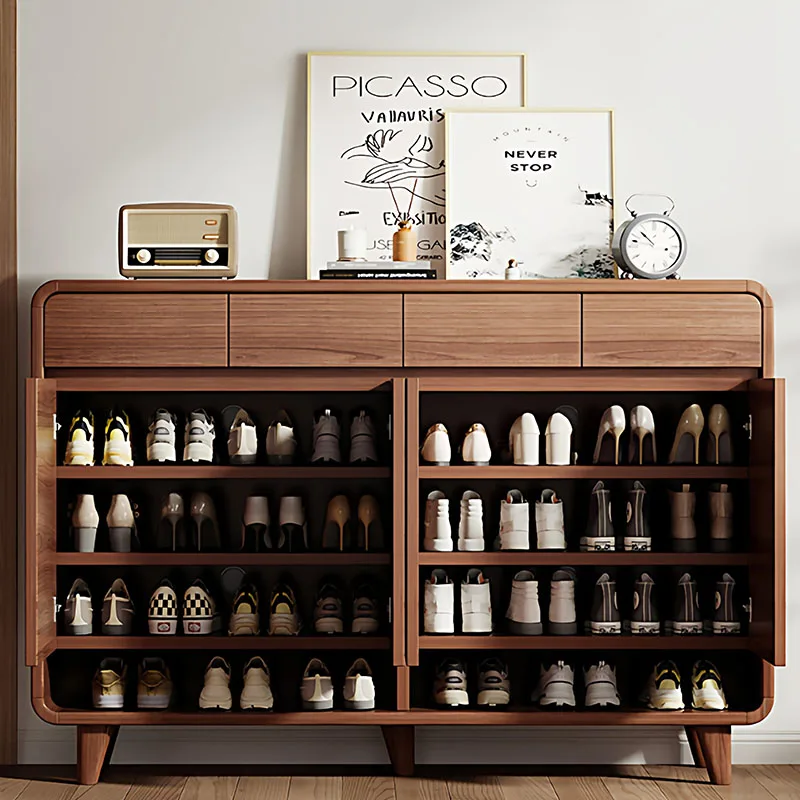 

Luxury Slippers Shoe Cabinet Organizer Storage Mobile Living Room Display Designer Shoe Shelf Modern Zapatero Home Furniture