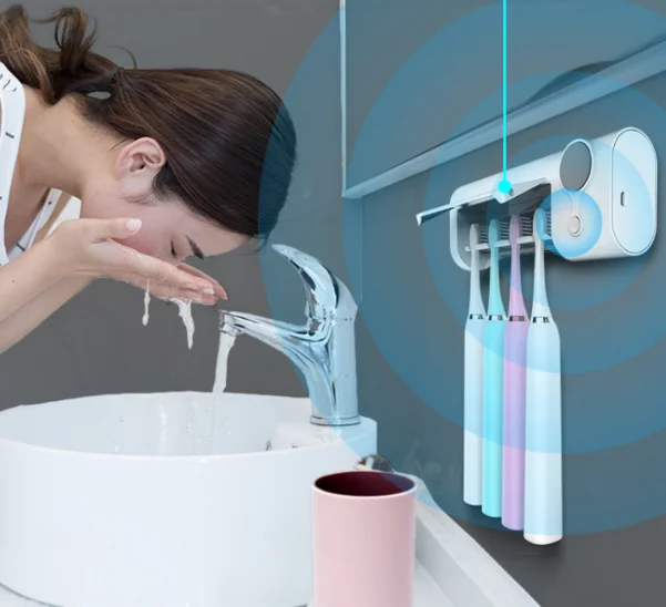 Portable Multifunctional UV Sterilizer Holder USB Rechargeable Electric Toothbrush Disinfection Drying Box image 5