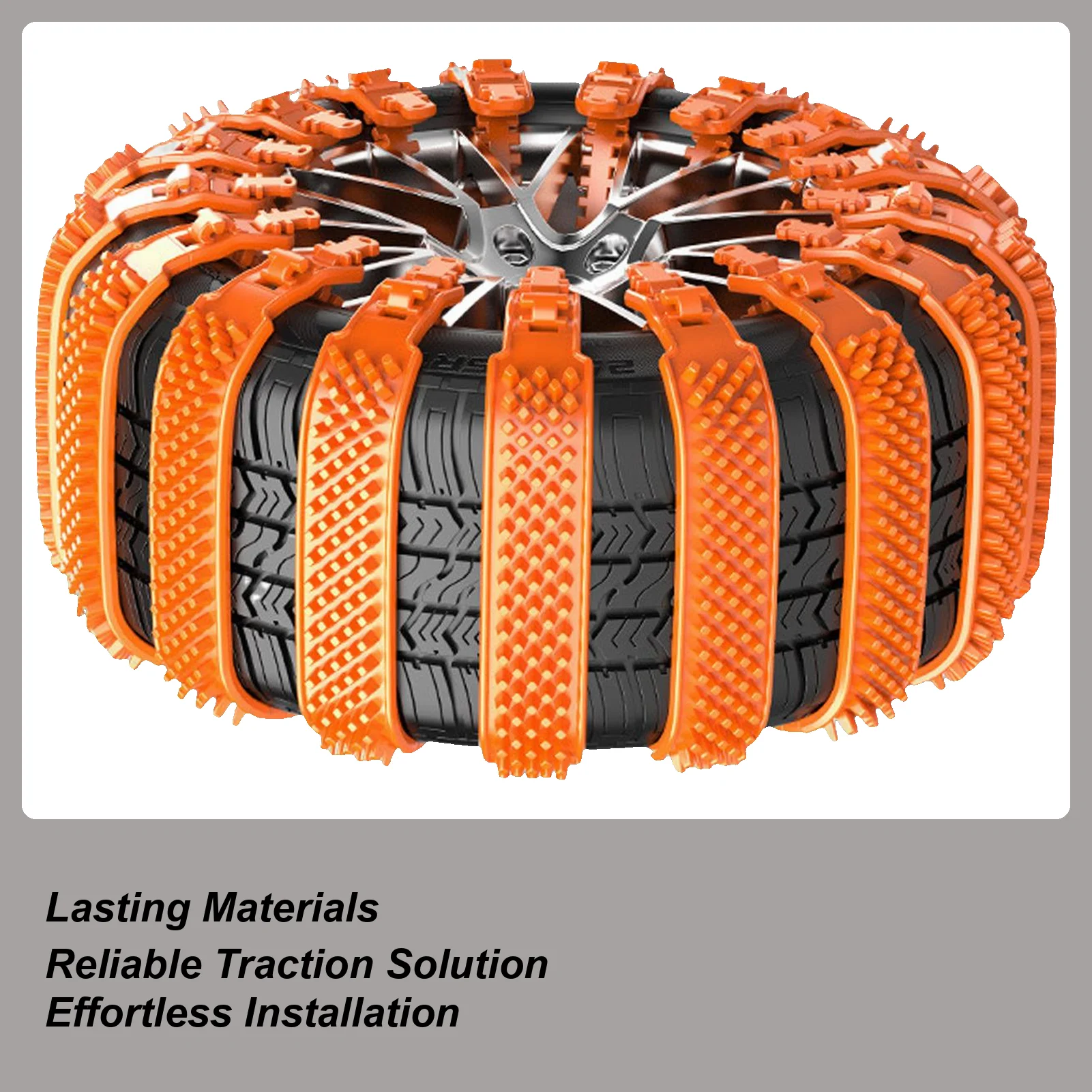 

Tire Chains For Trucks 10piece Anti-Slip Adjustable Wheel Ties Belts Snow Truck Tire Chains For Ice Winter Hiking Trailer