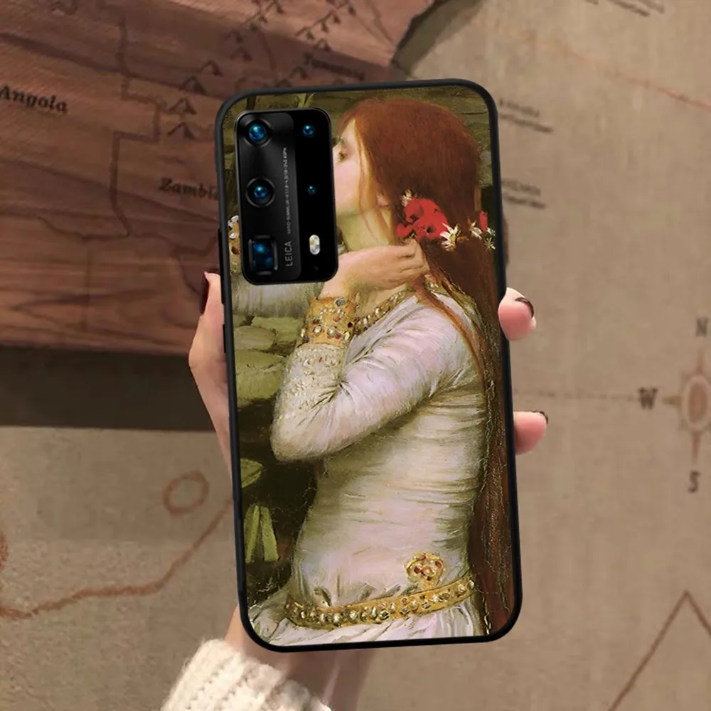 Custodia per telefono John William Waterhouse per Huawei P 8 9 10 20 30 40 50 Pro Lite Psmart Honor 10 lite 70 Mate 20lite