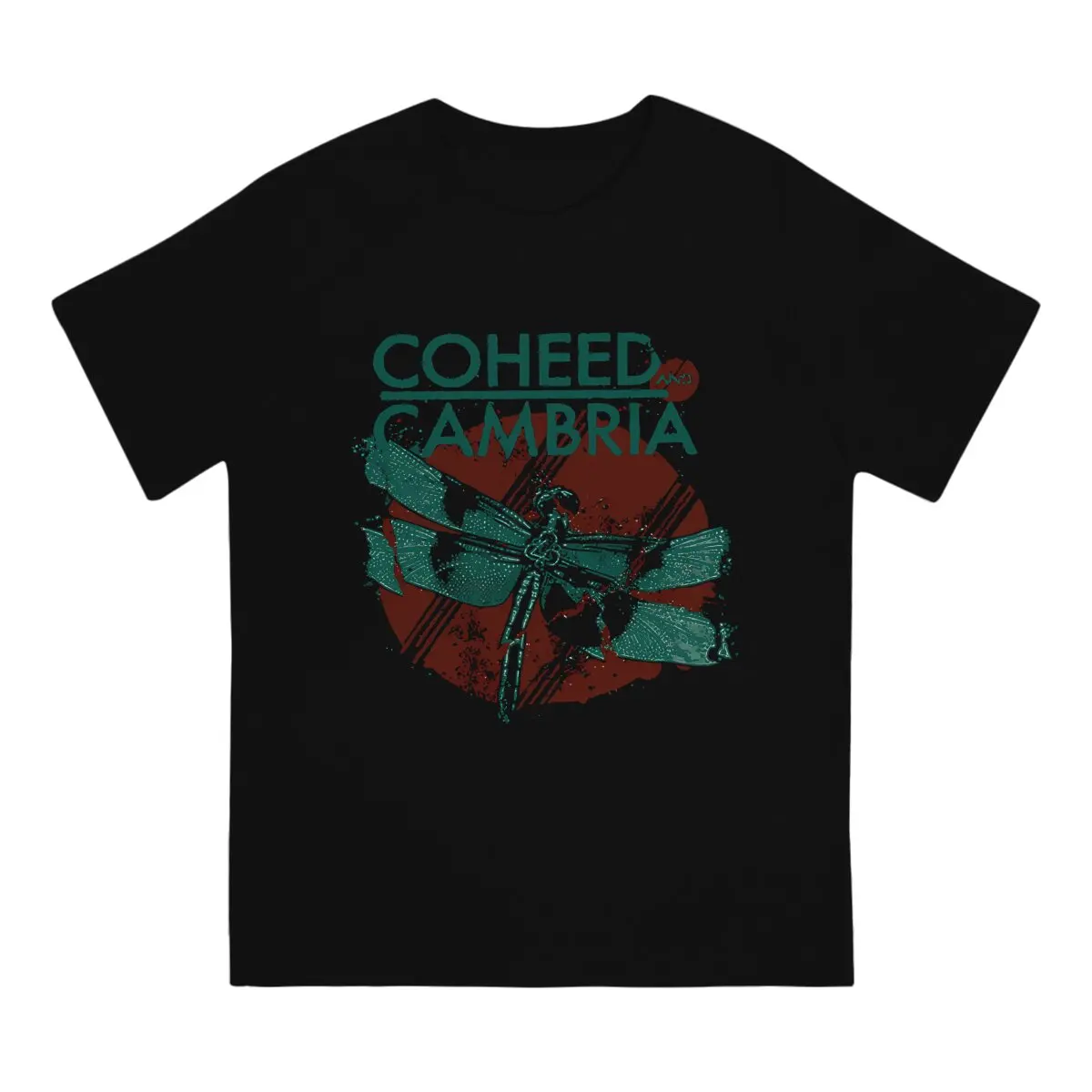 Band T Shirt for Men Novelty T-Shirt Crewneck Coheed And Cambria Tees Short Sleeve Clothes Gift Idea