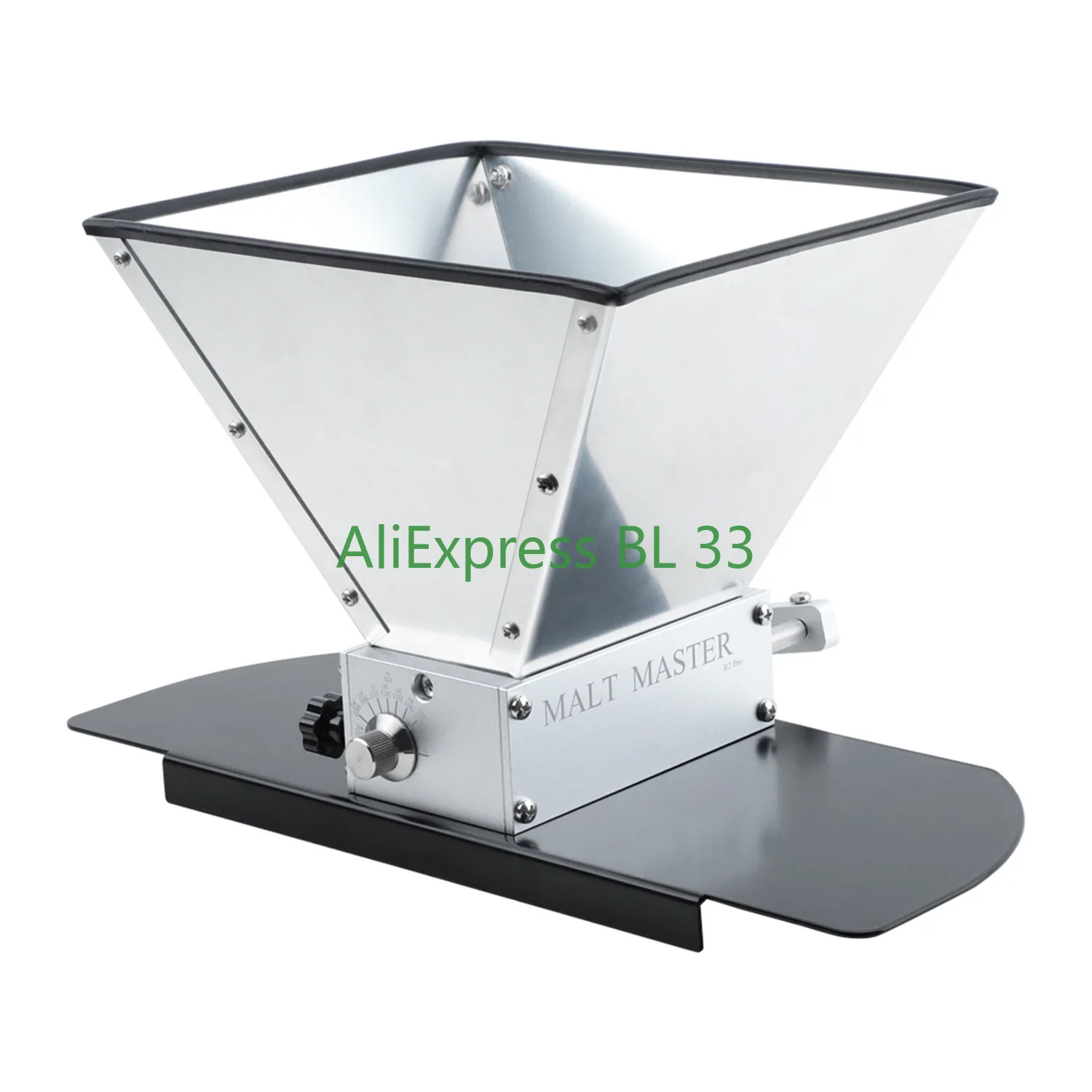 

2-осевой роликовый пресс из пищевой нержавеющей стали, мельница для солода, специально для заваривания ячменя, износостойкая и долговечная.