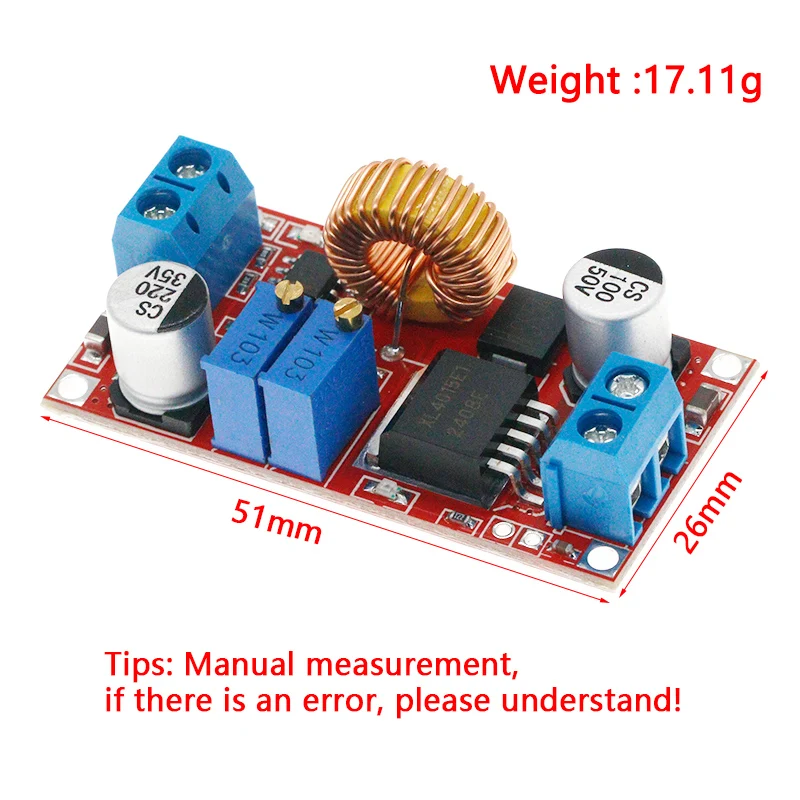 Original XL4015 E1 5A DC to DC CC CV Lithium Battery Step down Charging Board Led Power Converter Lithium Charger Module