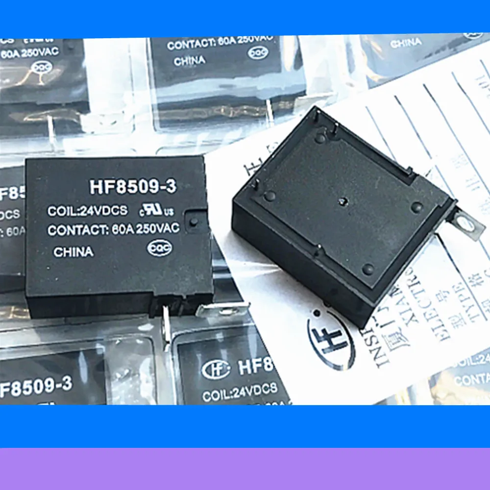 1PCS HF8509-3I HF8509-3 24VDC Magnetic Latching Relay 60A 24VDC 250VAC