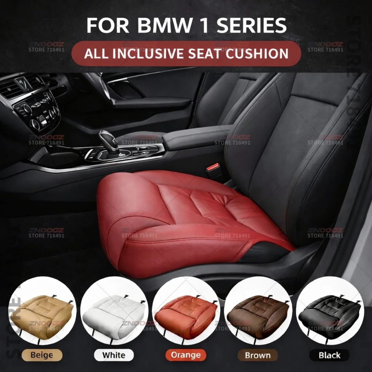 

Подушка-удлинитель для сиденья BMW 1 серии GT, накладка на сиденье с эффектом памяти, аксессуары для интерьера автомобиля