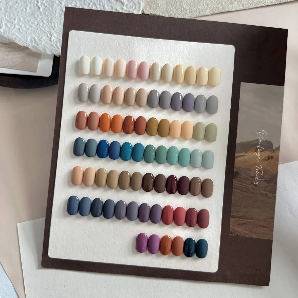 Kit de vernis à ongles Gel 42 pièces avec couche de finition brillante et mate, couche de Base pour Salon et manucure bricolage à la maison