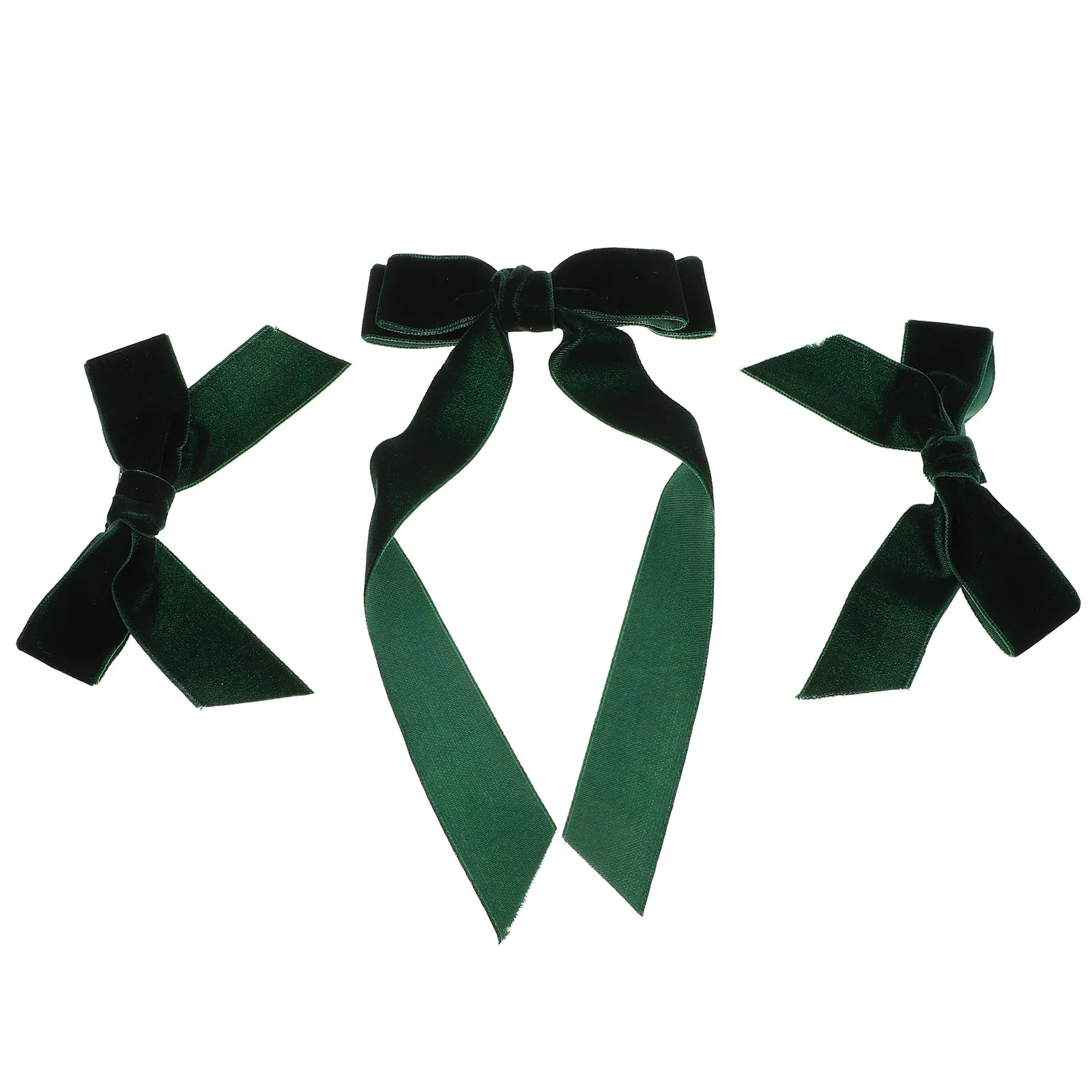 

3 pcs Bow Hair Clips Soft Princess Style Hair Jewelry For Girls Women All Occasions Butterfly Clips Holiday Accessories Hairpins