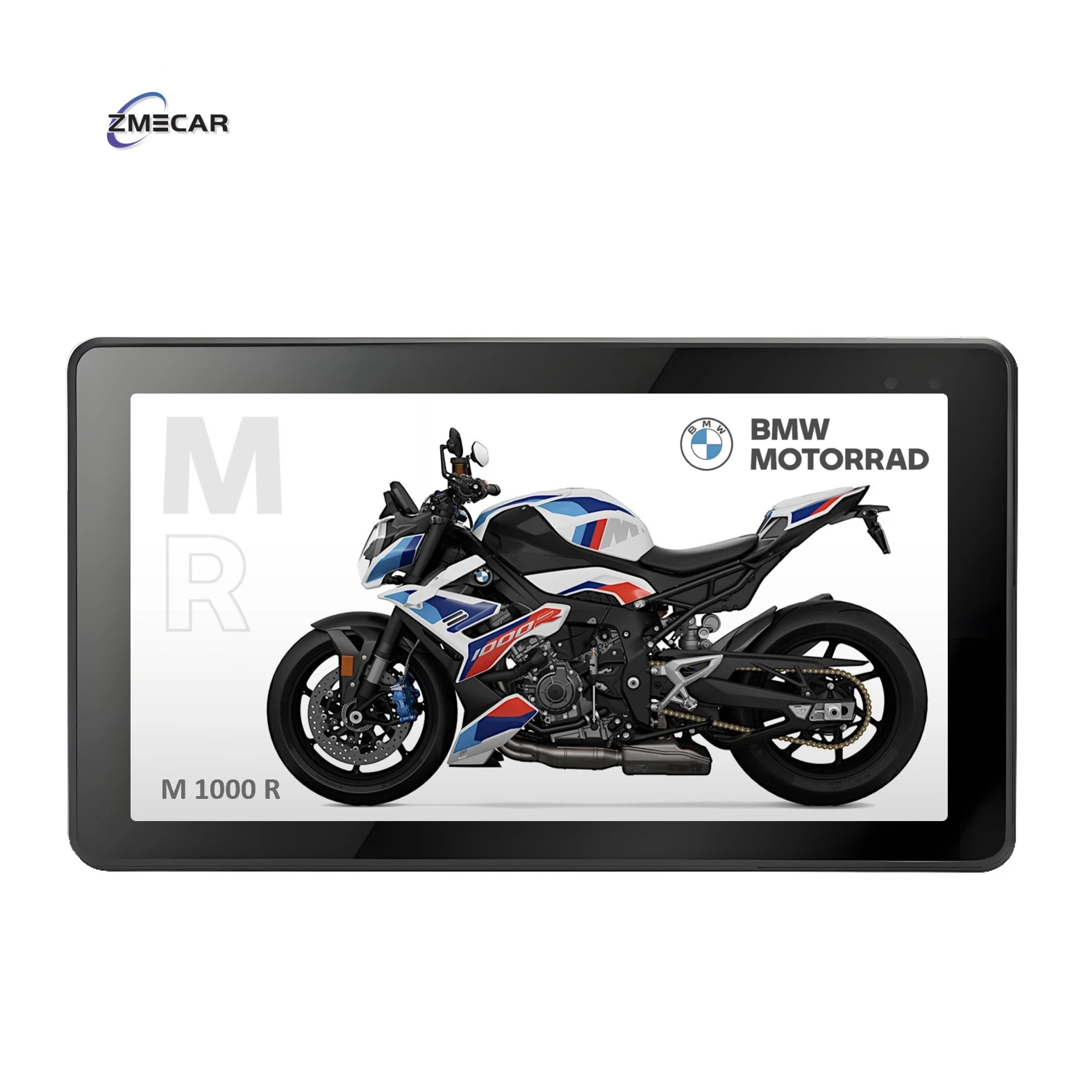 Zmecar Factory New Arrival 5.5 Inch 1440*720 Full HD Super Bright Touch Screen Wireless Carplay Motorcycle Navigation For BMW