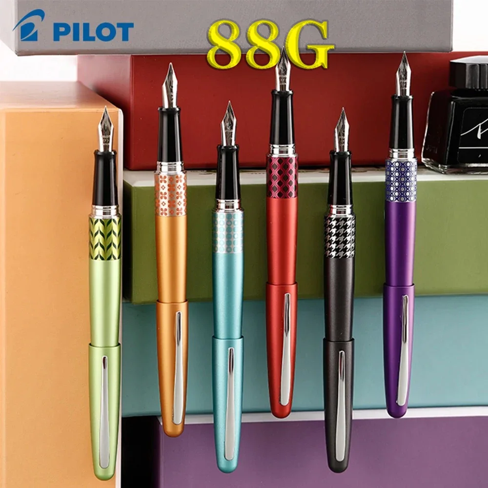 

1 Set Japan New Pilot Fountain Pens 88G Stainless Steel Nib Colorful High Quality for Writing Back To School Kawaii Stationery
