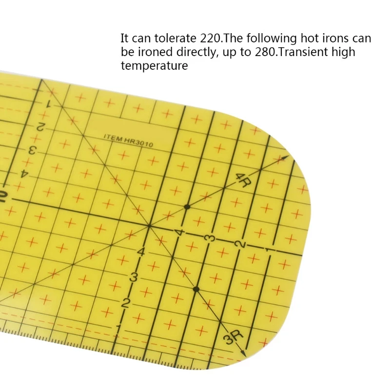Sewing Ruler Hot Ironing Ruler Patch Tailor Craft DIY Sewing Supplies Measuring