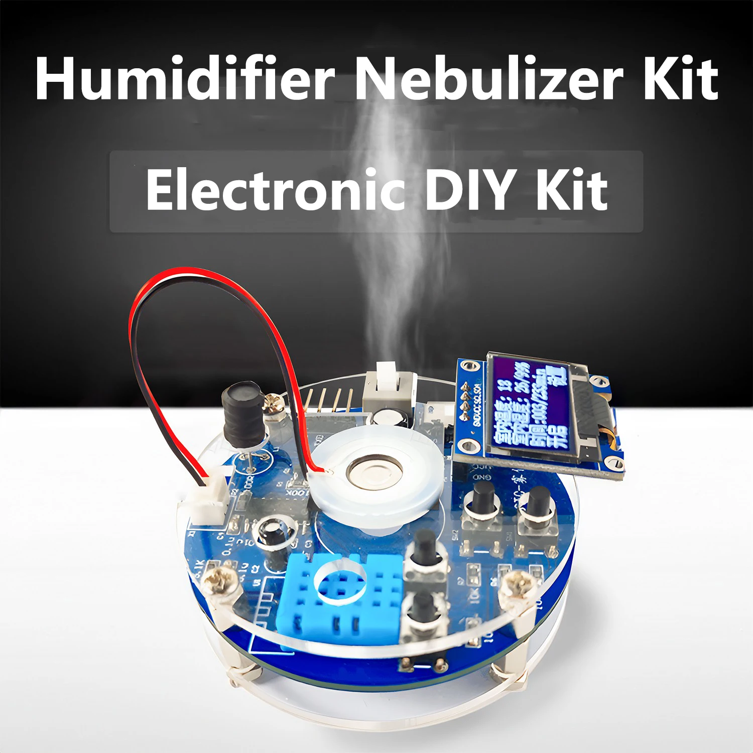 USB Atomiser Electronic DIY Kit STC Microcontroller Timer Switch Humidifier Electronic Soldering Assembly Practice Loose Parts