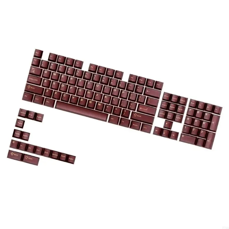 KeyCap semi -trasparente 77HA 120Key Personalità originale PERSONALITÀ CHIAVE DOPPIO ABS KEYCAP