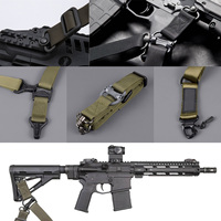 MS4 Sling MS3 MS2 2 Points Padded Adjustable Tactical Rifle Sling Hunting Nylon Gun Strap Tactical Safety Gun Quick Detach Sling