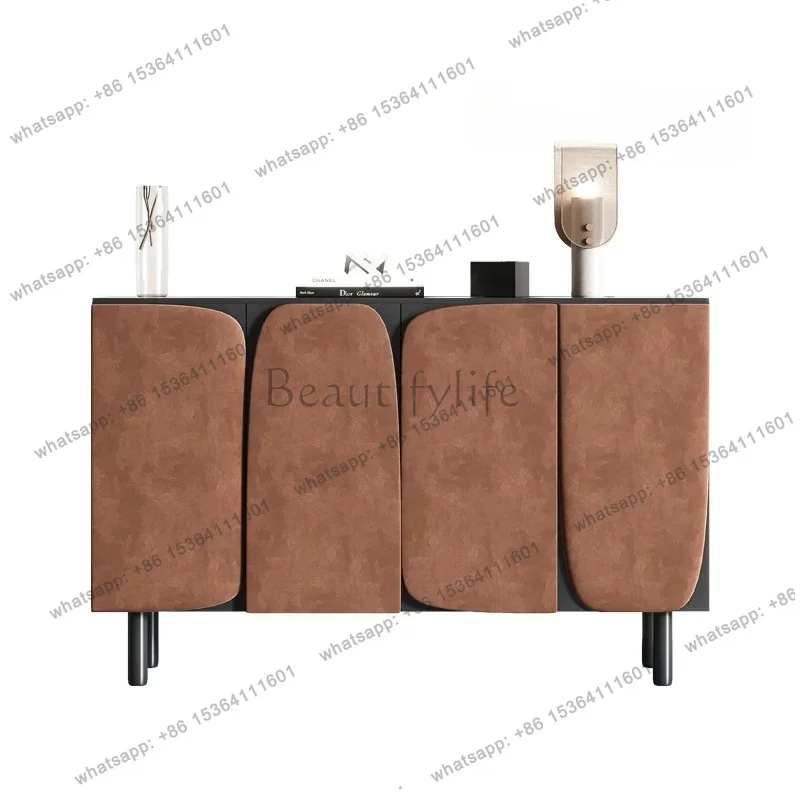 zj.cabinet creative modeling storage decorative cabinet household living room Japanese-style new high-end dining side cabinet
