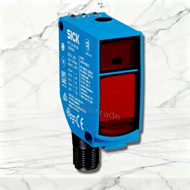 1PC NEW SICK WTT12L-B2561 1072611 In Stock Laser Distance Sensor PNP NPN ToF BGS 3.8m M12 5Pin WTT12 Series Original Box