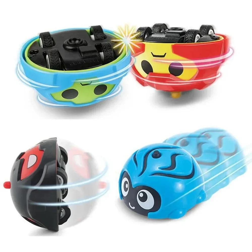 Rotating Gyro Car Pull Back Inertial Device Interactive Toy Cars Cartoon Car Gyroscope Games Top Scopperil Gift for Kids 게임