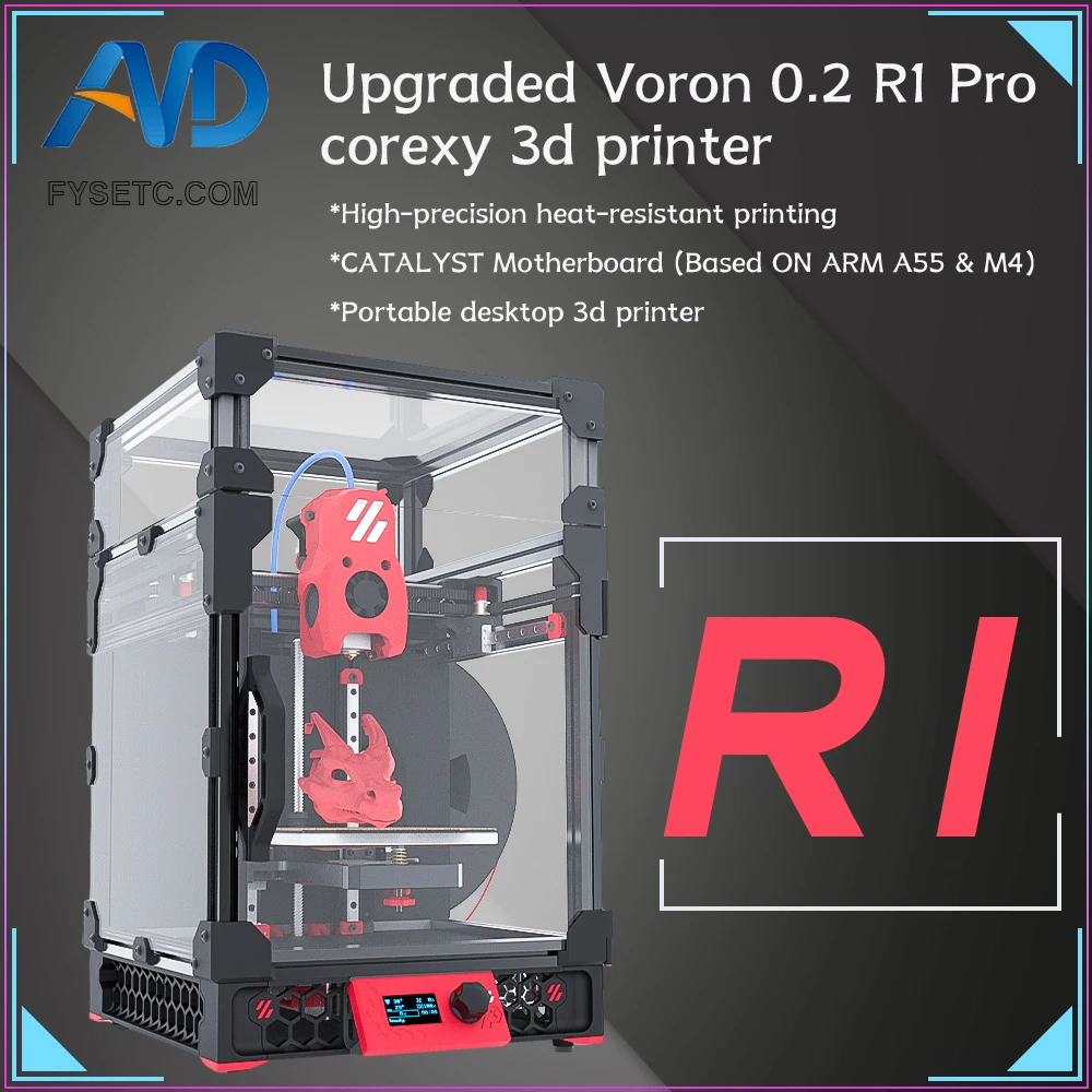 

FYSETC Upgraded Version Voron 0.2 R1 Pro corexy 3d printer with MiniStealthburner and CATALYST Motherboard