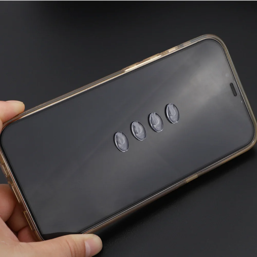 楕円形のガラス製ノーズホルダー,透明なアンチドロップノーズホルダー,シリコン交換,ネジなし