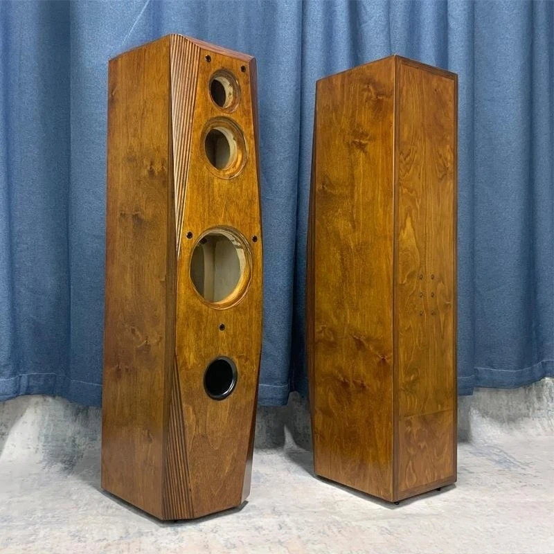 solid wood birch splint diagonal floor three-way frequency speaker empty box body floor box none