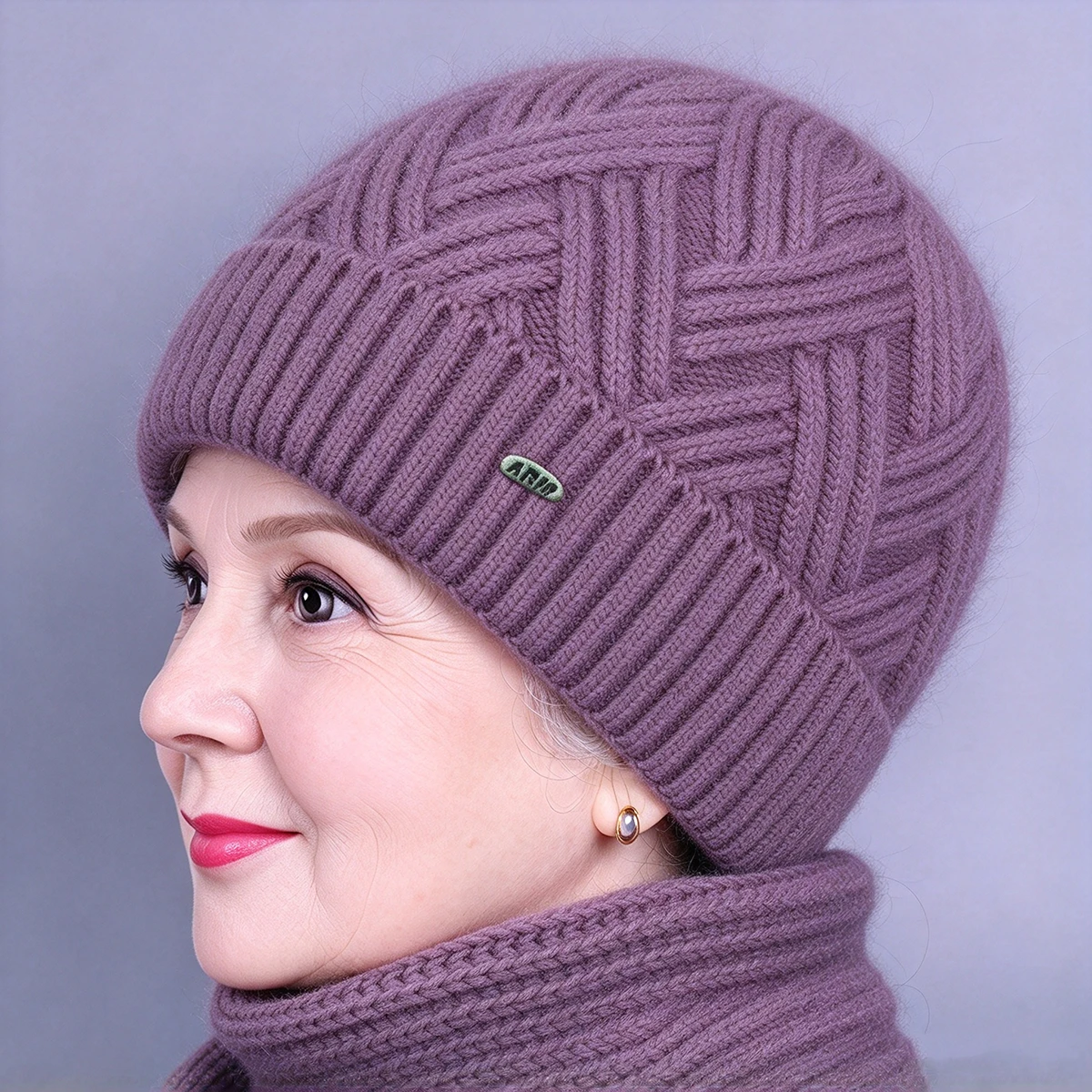 Beanie Cuffed Knit - Winter Beanie for Women, Thicken Thermal