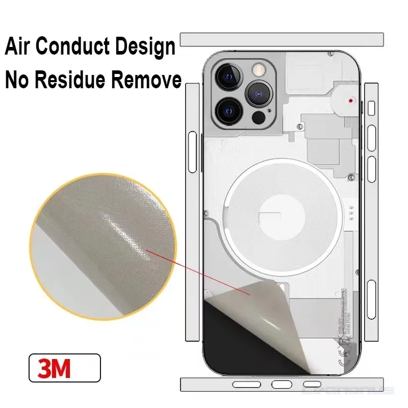Nessuno stile del telefono per OnePlus 10 Pro 11 decalcomania della pelle posteriore della pellicola protettiva della pellicola 3M Wrap modificato involucro adesivo
