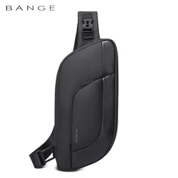 Bange bolsa de peito masculina, novo design coreano, multifuncional, à prova d'água, anti-manchas, grande capacidade, viagem, portátil, bolsa crossbody, estilingue