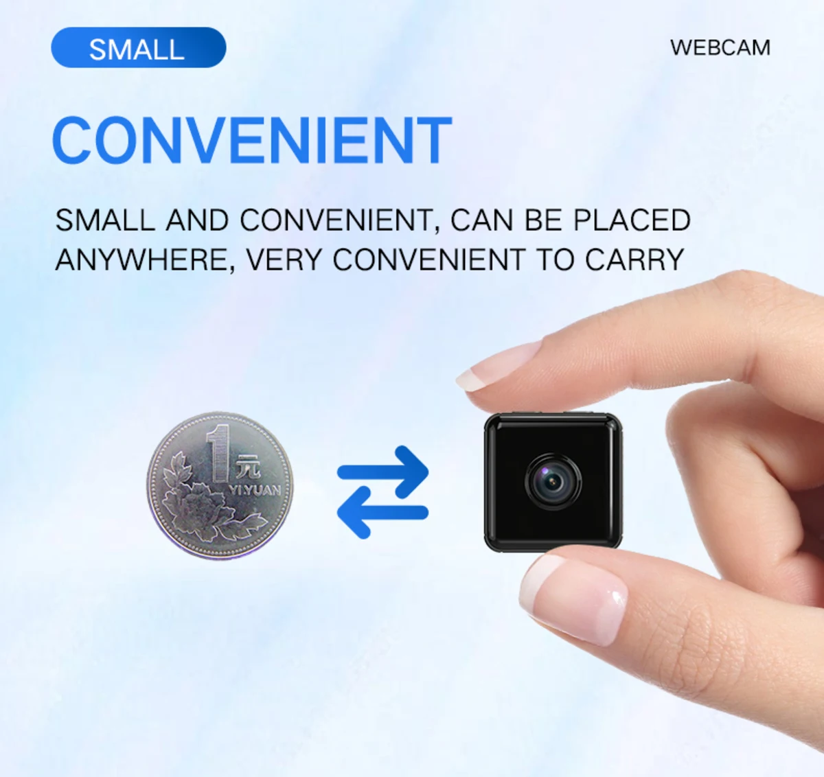 

1080P Full HD Mini Camera WiFi Remote Monitor Pet Camera linux system Night Vision Smart Home Security Protection Baby Monitor