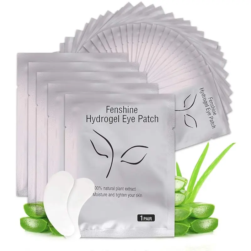 Coussinets pour les Yeux pour Extensions de Cils, 50 Paires, Patch Poulet, Embouts, Sans Peluches, Autocollants, Enveloppes de Maquillage