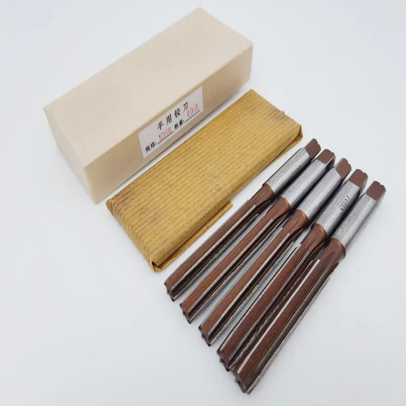 Imagem -03 - Hss Hand Reamer Grupo Chucking de Haste Reta Ferramenta de Engenharia Precisão h8 316 mm