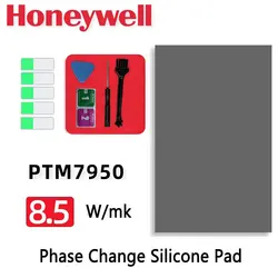 Honeywell PTM7950 8.5W Phase Change Silicone Pad Sheet Laptop Phase Change Silicone Grease CPU Thermal Conductive Paste Pad