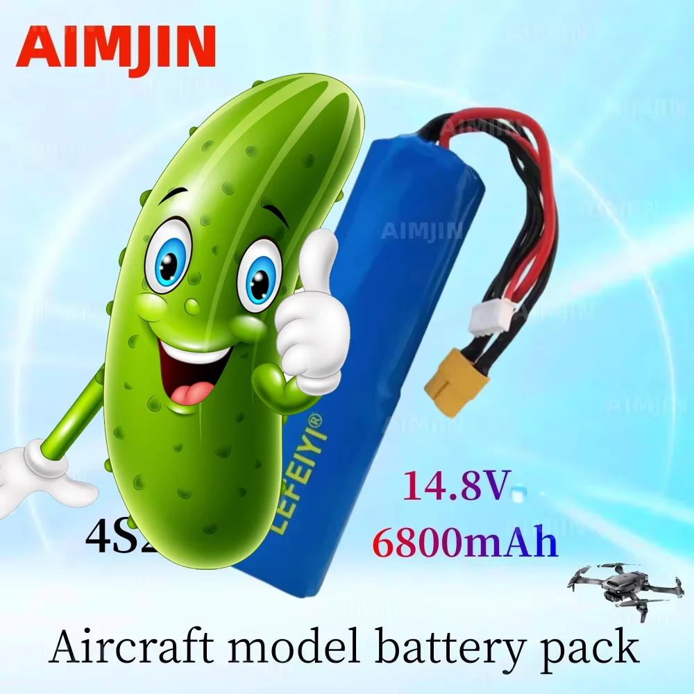 

For New Li-ion Battery 14.8V 4S2P Large Capacity Drone Rechargeable Lpega Various Remote Controlled Aircraft Drone Quadcopter
