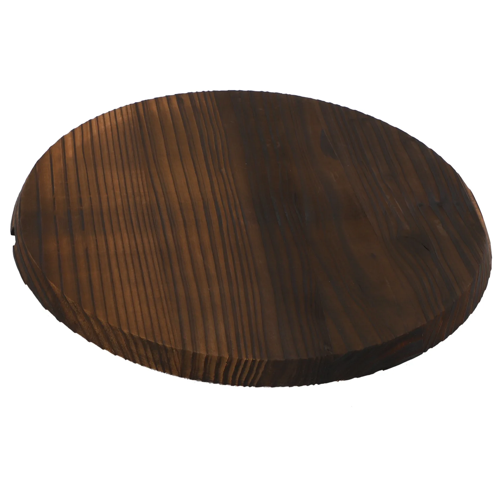 정성적 인 주방 다기능 나무 냄비 커버 손잡이 팬 뚜껑 친환경 Anti-Scalding 나무 베이킹 냄비 뚜껑 커버 30cm