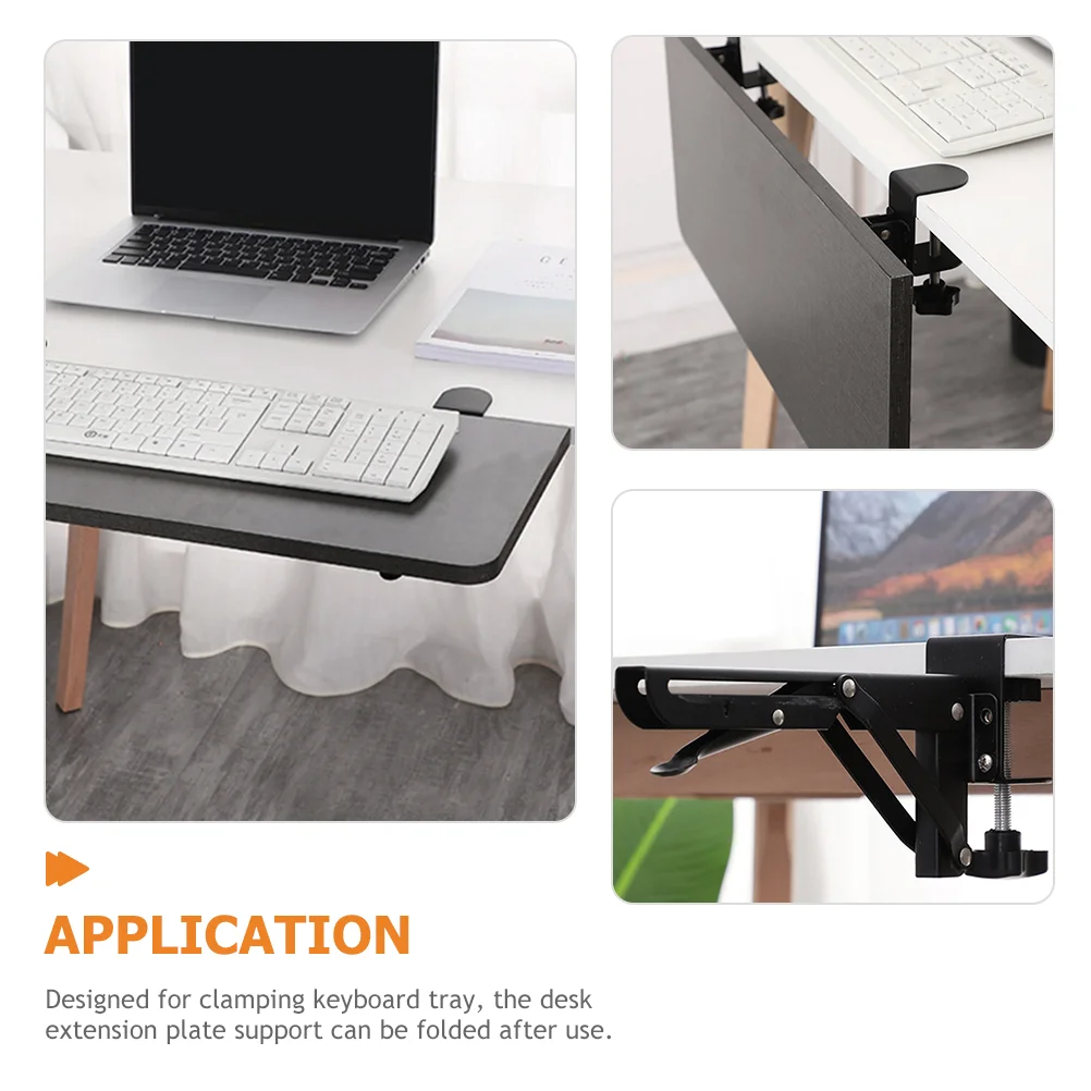 Foldable Bracket Support Desk Extension 3