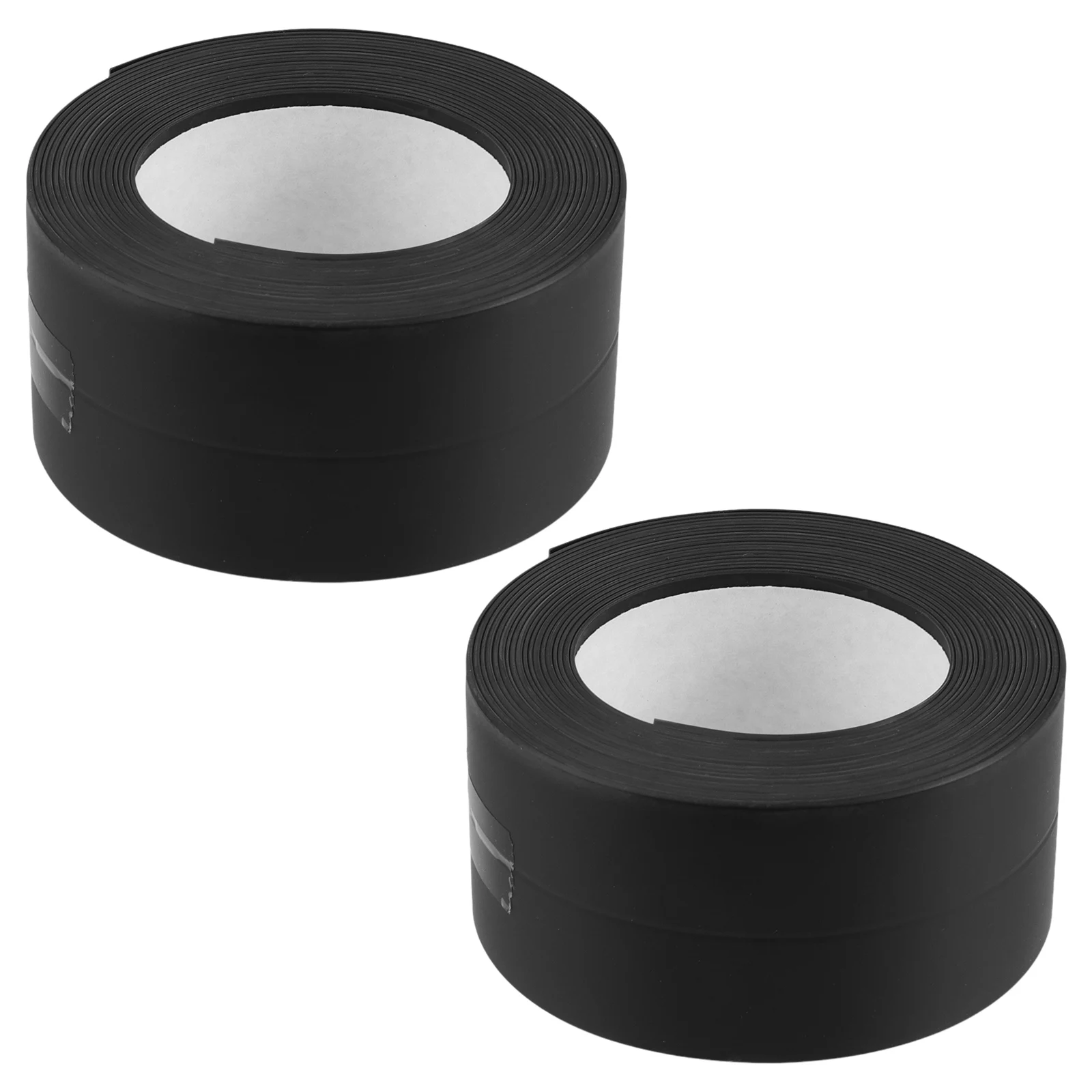 

2pcs Waterproof Tape Kitchen Bathroom Seal Strip Black PVC Caulking Strips Adhesive Edge Protector Sink Window Gas Stove Seam