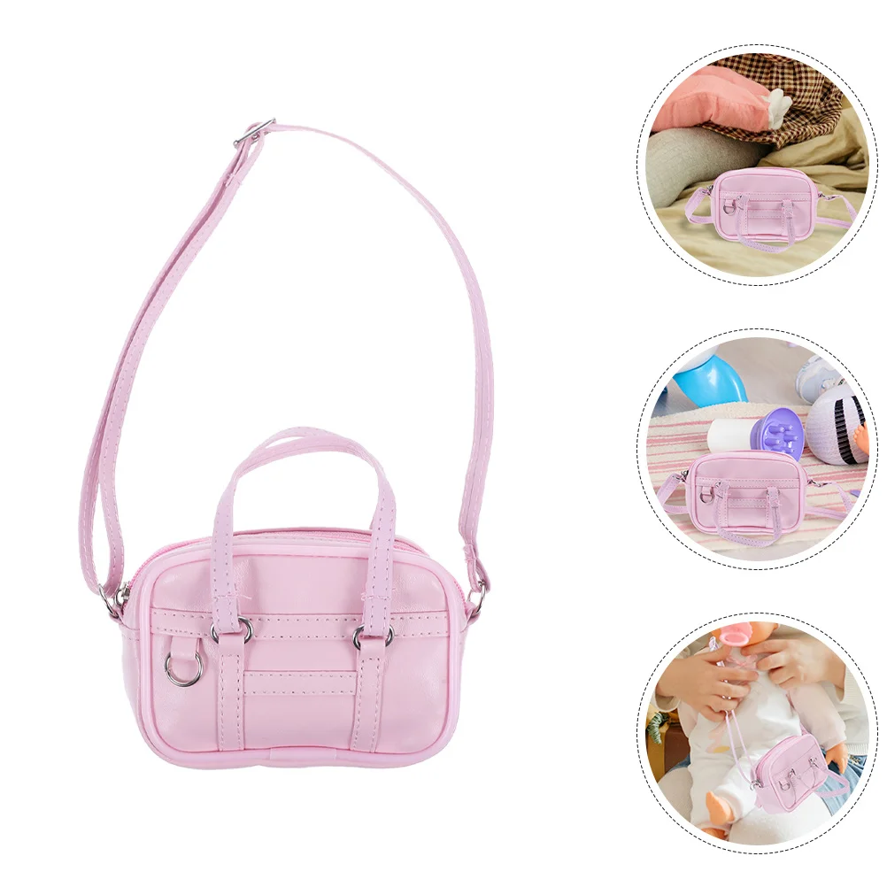 Mini bolso de mano de 18 pulgadas para niños, bolso cruzado, disfraz en miniatura, accesorios de decoración DIY, 2 uds.