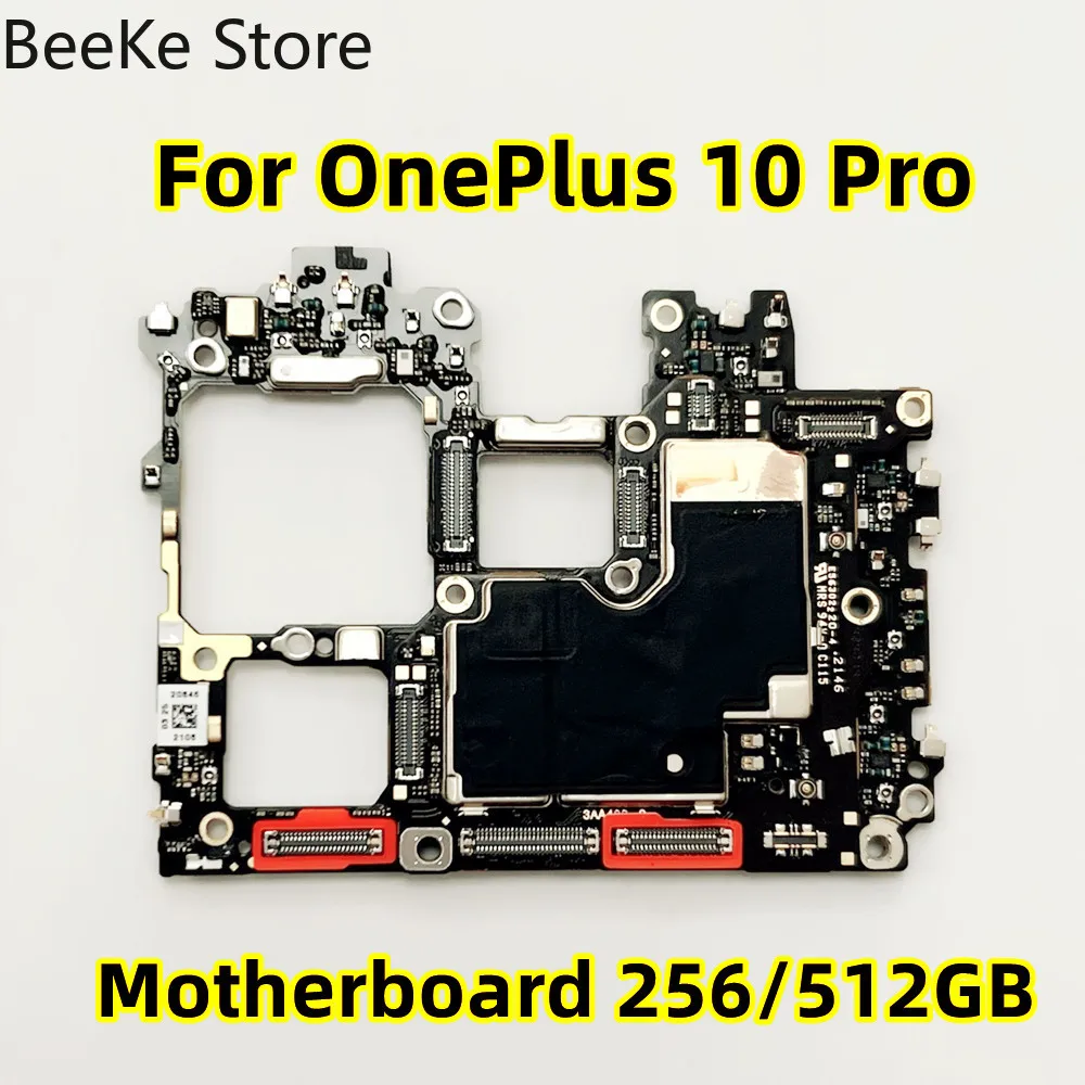 Mainboard Origina For OnePlus 10 Pro Main Logic Board Chip Circuits 1+ NE2210 NE2211 Motherboard 256/512GB Unlocked Work Replace