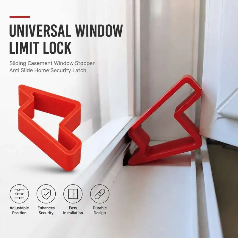Universal Window Lock Ventilation Stay Bracket Household Hardware For Keeping Window Open For Fresh Air Flow